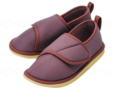 ウェルファン 転倒予防シューズ つま先つき/あずき/3L 1個（ご注文単位1個）【直送品】