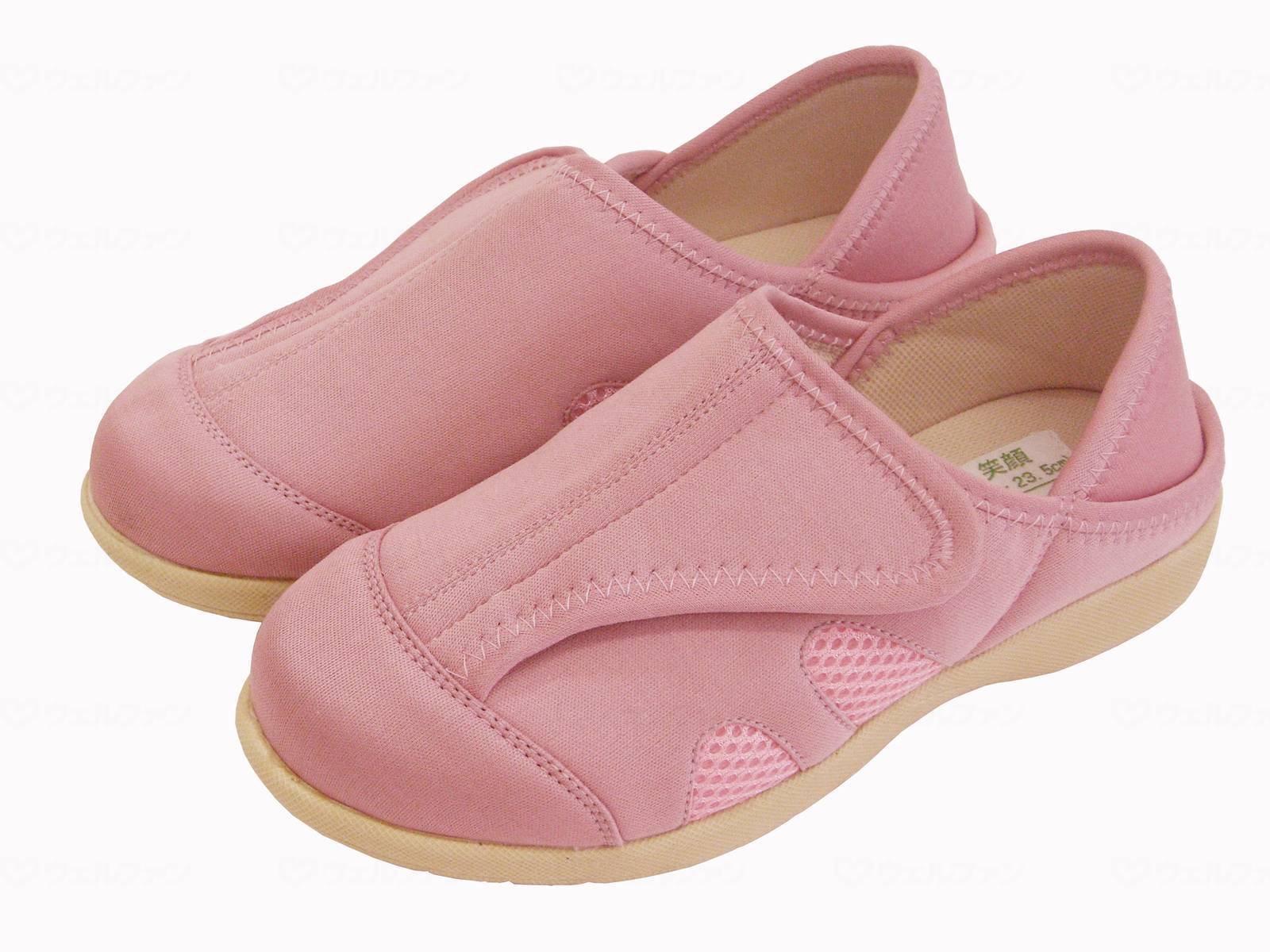 ウェルファン あし笑顔 かかとが踏めるルームシューズ/ピンク/S 1個(ご注文単位1個)【直送品】