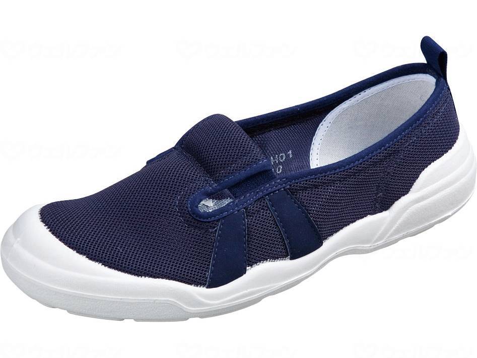 ウェルファン MS大人の上履き01/ネイビー/21.0cm 1個(ご注文単位1個)【直送品】