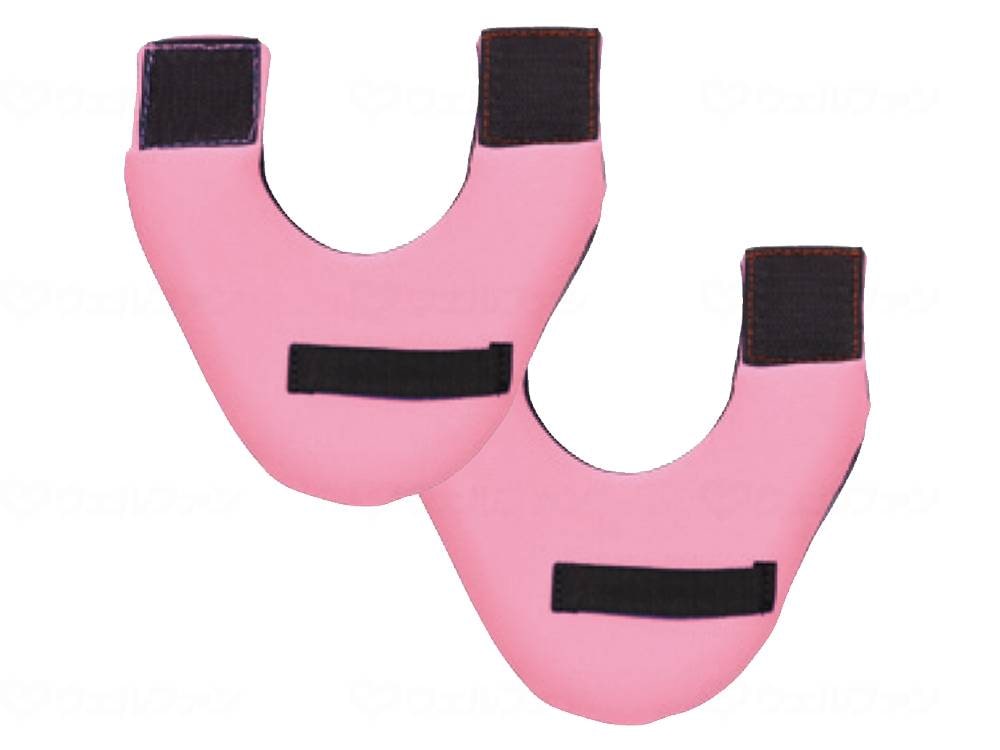 ウェルファン ヘッドガードフィット専用頬パッド/ピンク/フリー 1個（ご注文単位1個）【直送品】