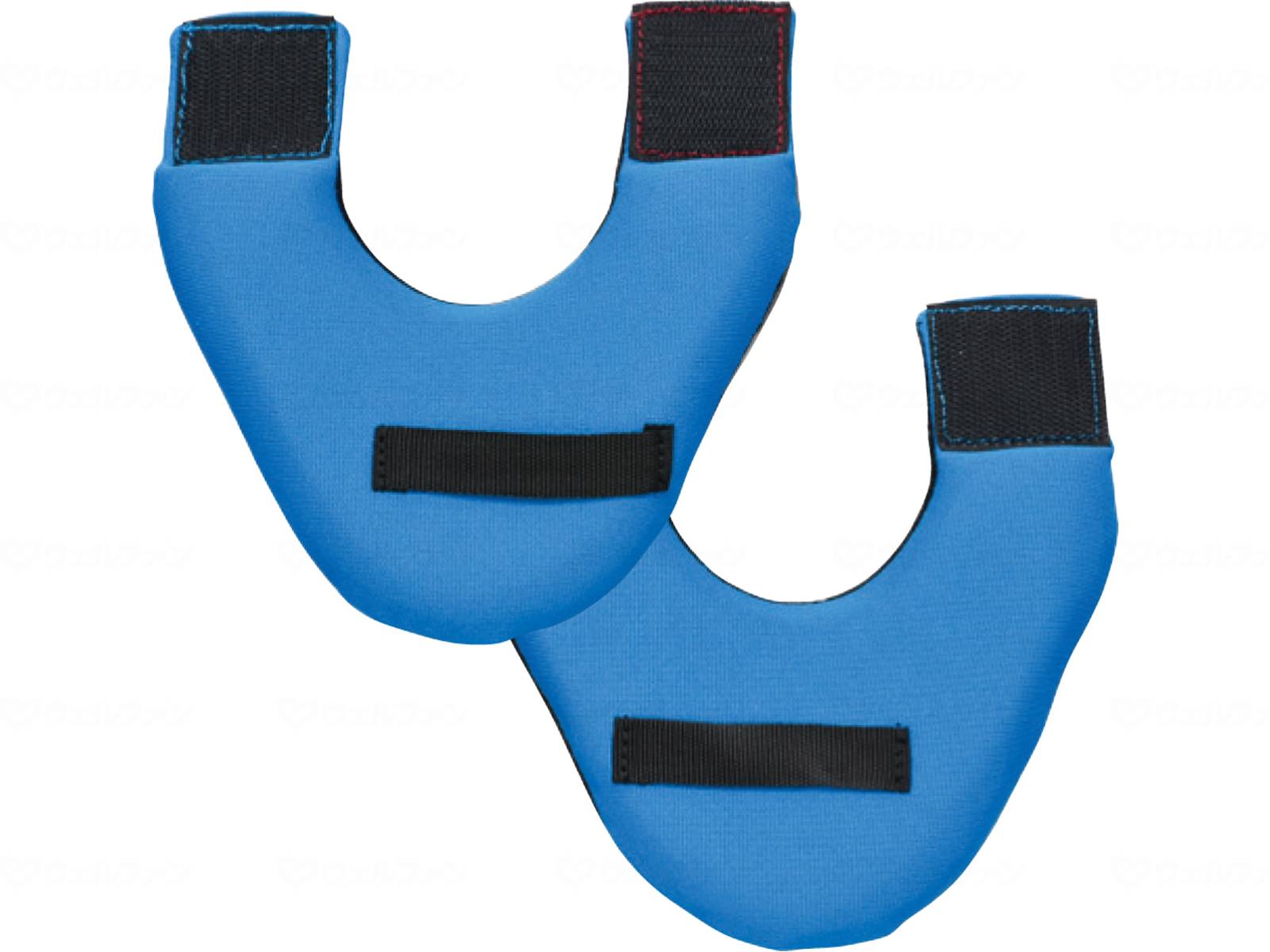 ウェルファン ヘッドガードフィット専用頬パッド/ブルー/フリー 1個（ご注文単位1個）【直送品】