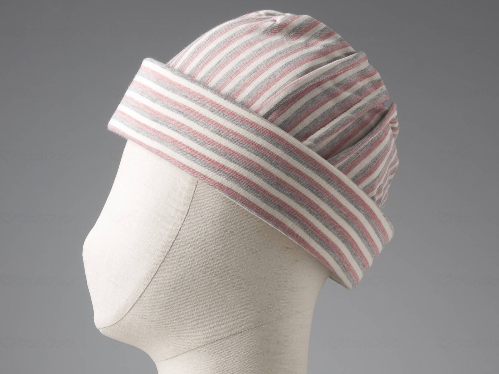 ウェルファン abonetホーム ピンタックN/ストライプピンク/59~61cm 1個（ご注文単位1個）【直送品】