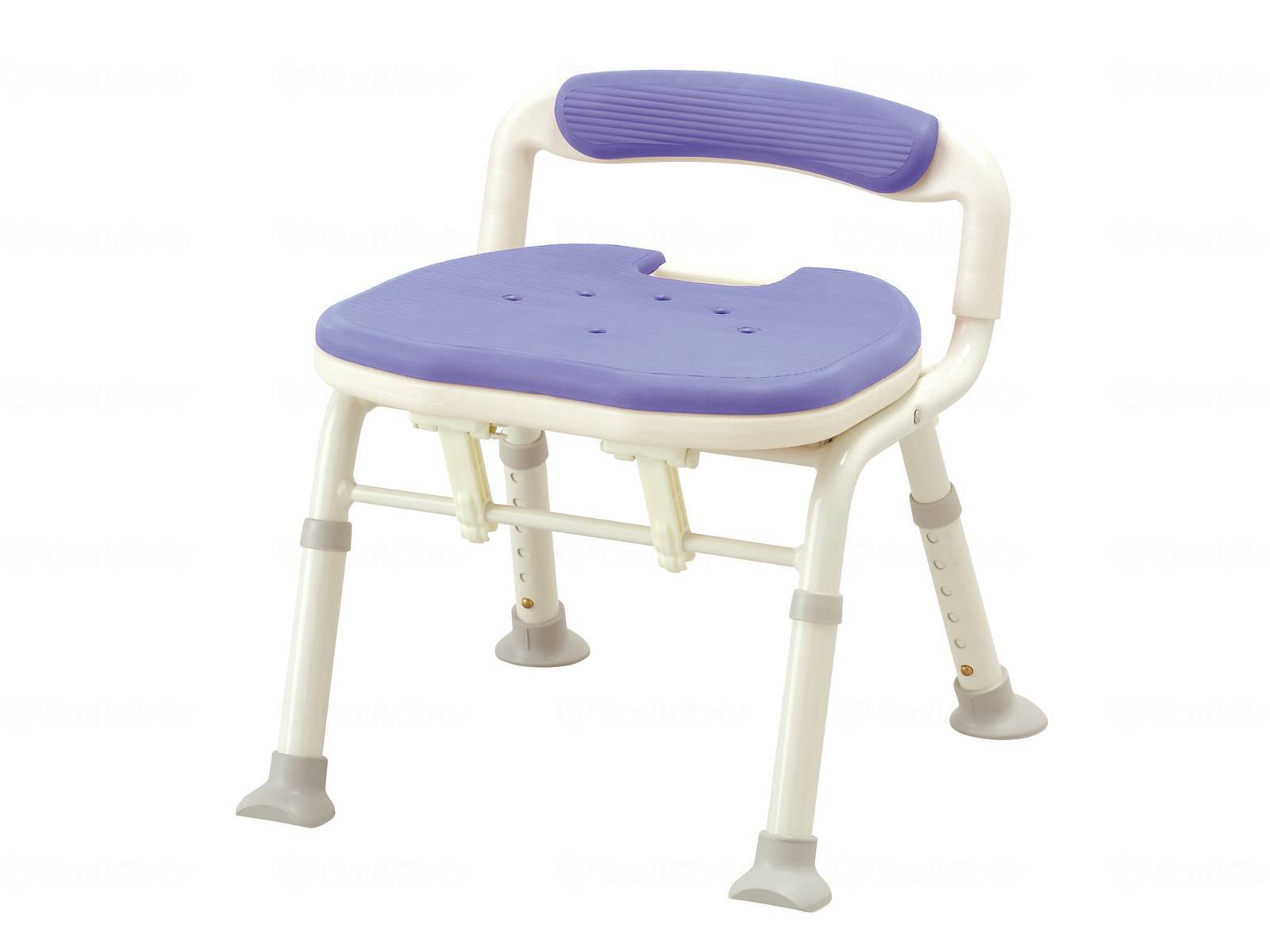 ウェルファン コンパクト折りたたみシャワーベンチIC 骨盤サポートタイプ/グリーン 1台（ご注文単位1台）【直送品】