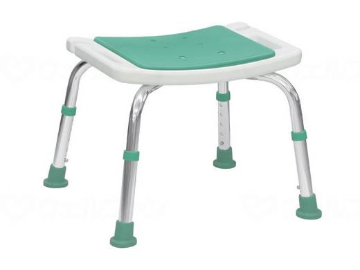 ウェルファン シャワーチェア楽湯STS 背無/ライトグリーン 1個（ご注文単位1個）【直送品】