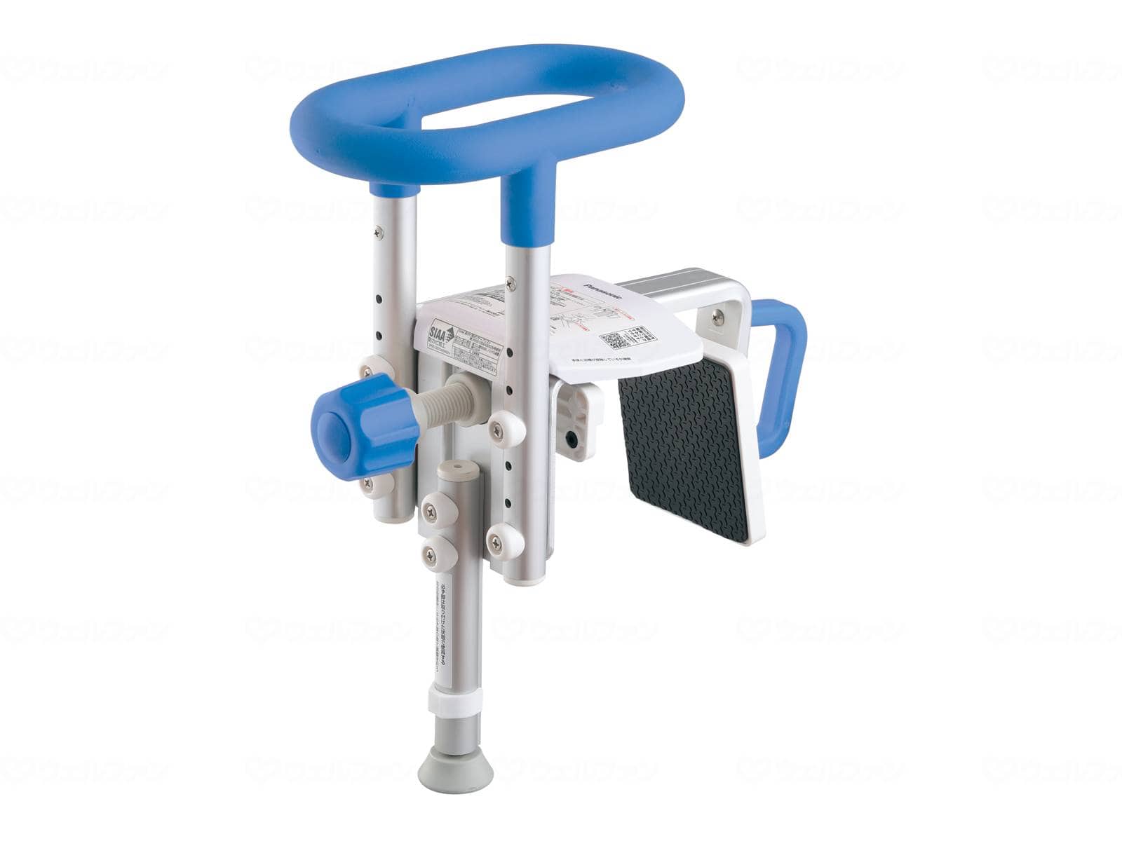 ウェルファン 入浴グリップ[ユクリア]UB専用コンパクト脚付ショート S/ブルー/200 1台（ご注文単位1台）【直送品】