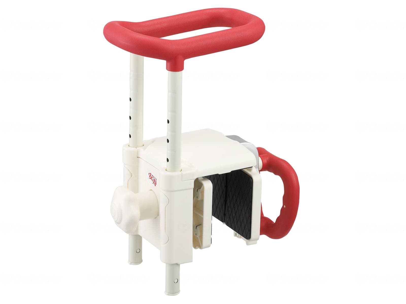 ウェルファン 浴槽手すりUST-130R/レッド 1台（ご注文単位1台）【直送品】