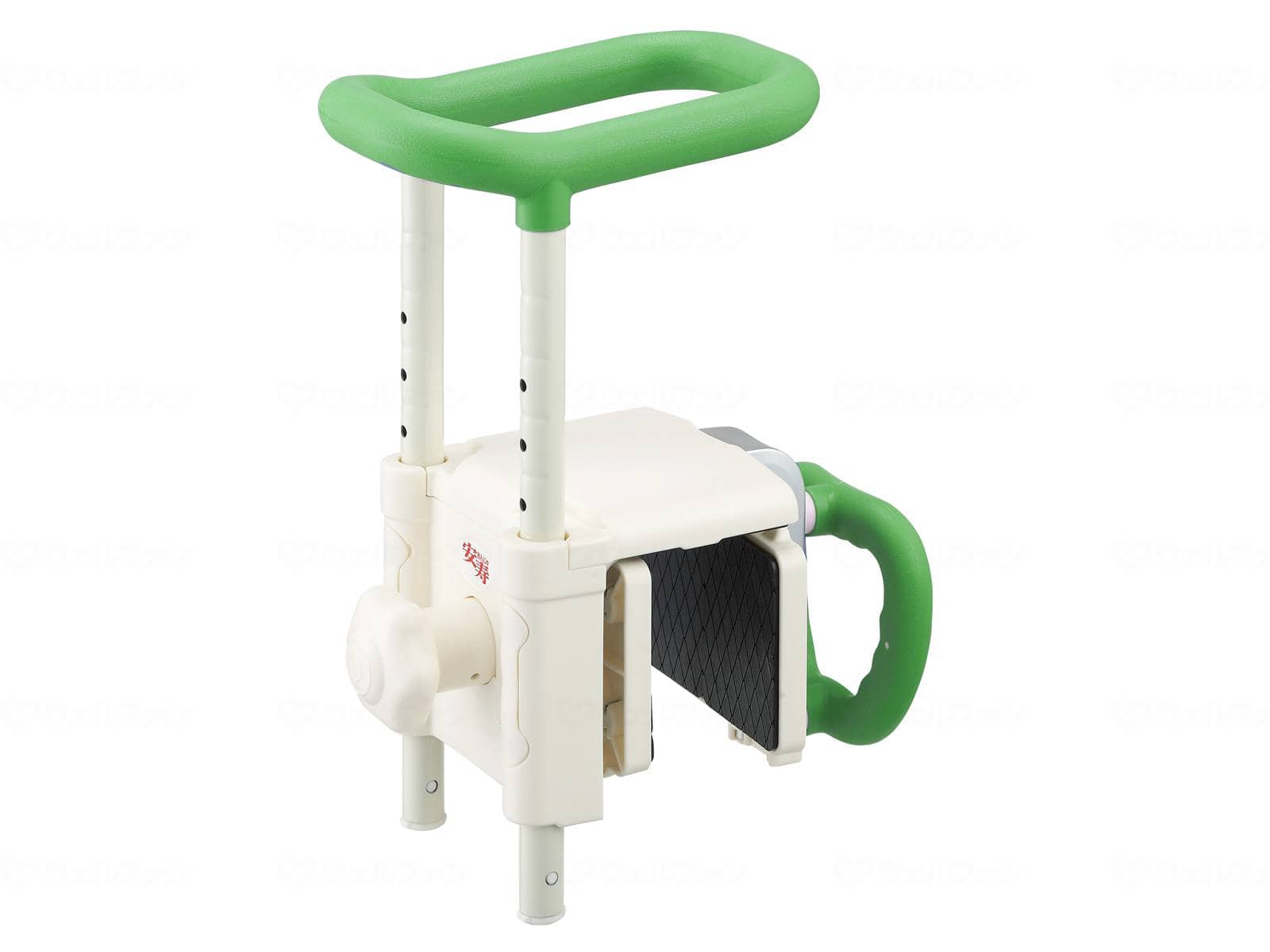 ウェルファン 浴槽手すりUST-130R/グリーン 1台（ご注文単位1台）【直送品】