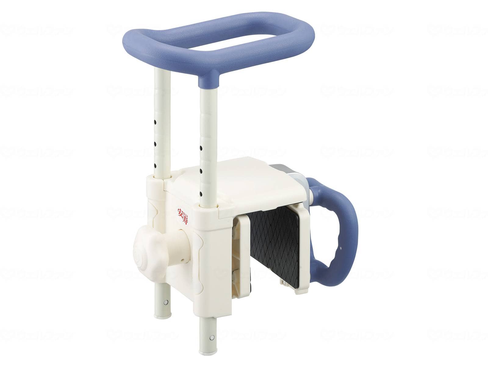 ウェルファン 浴槽手すりUST-130R/ブルー 1台（ご注文単位1台）【直送品】