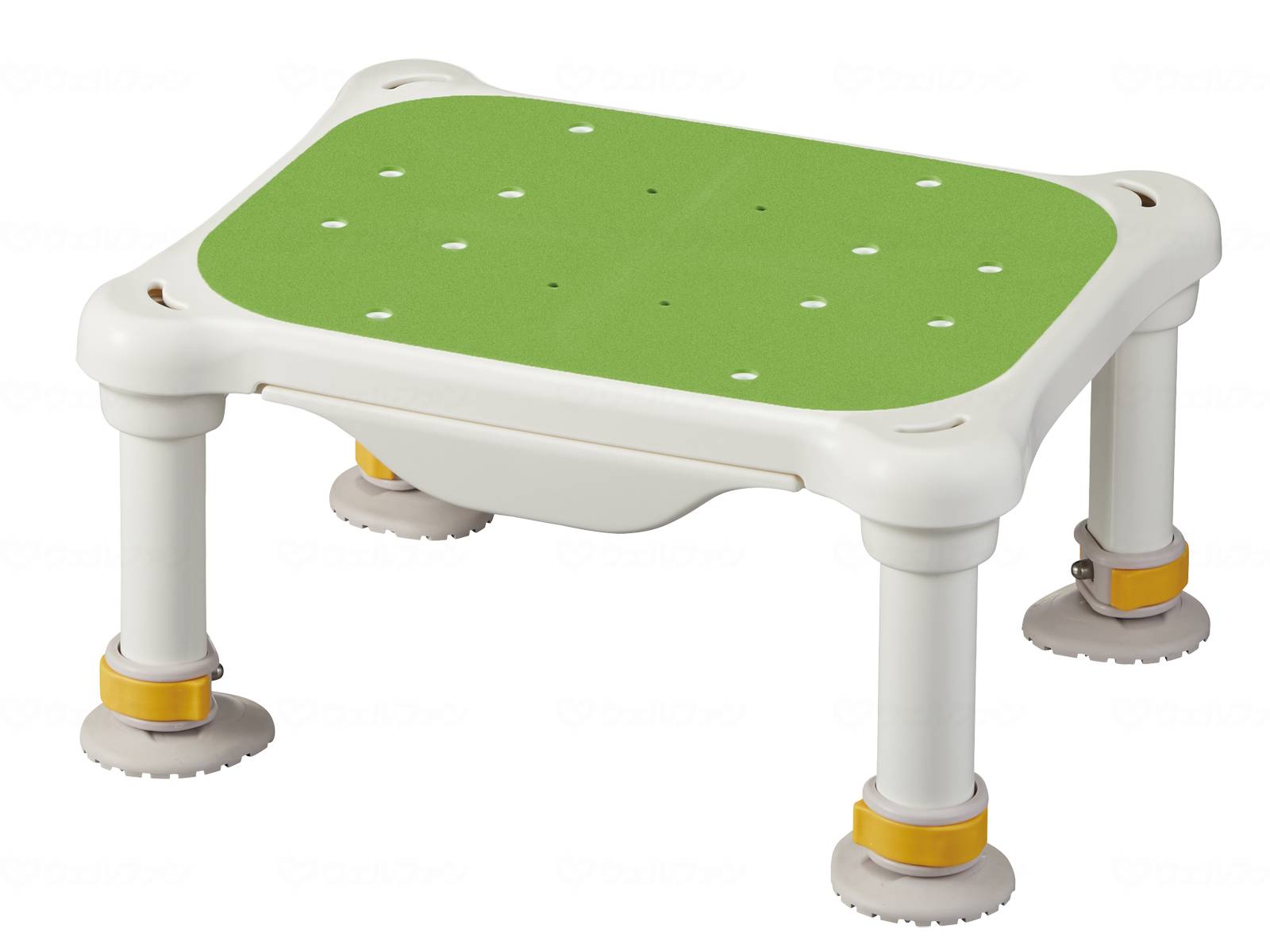 ウェルファン 軽量浴槽台ミニ/グリーン/12-20 1台（ご注文単位1台）【直送品】