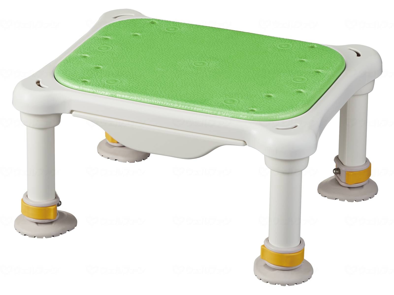 ウェルファン 軽量浴槽台ミニソフト/グリーン/12-20 1台（ご注文単位1台）【直送品】