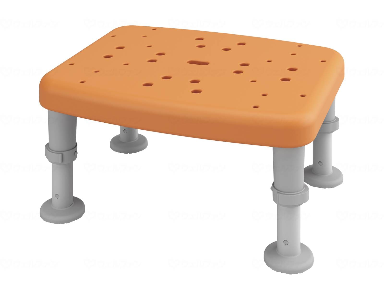 ウェルファン 浴槽台(Air)ソフトレギュラー/オレンジ/1826 1台（ご注文単位1台）【直送品】