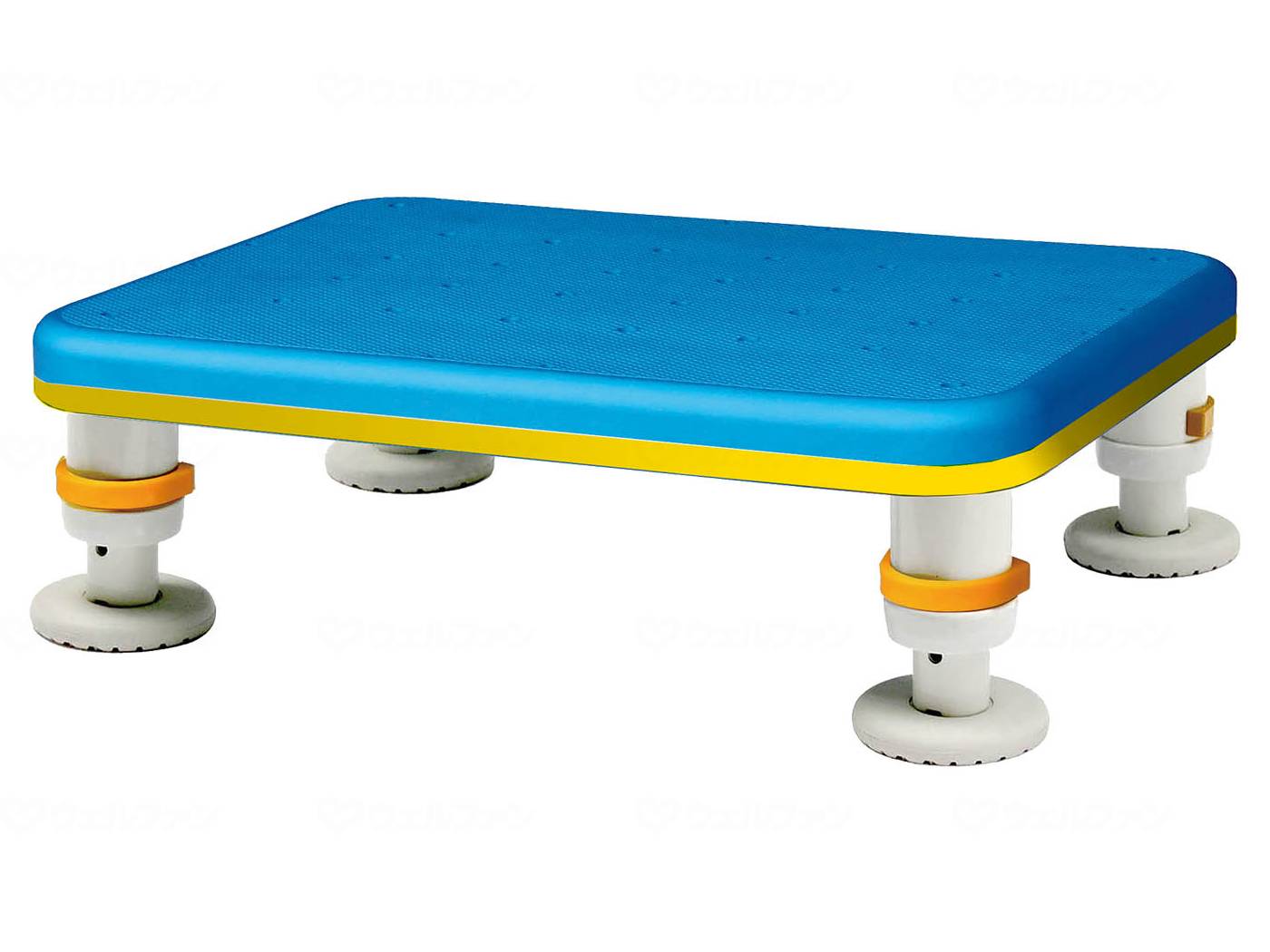 ウェルファン ダイヤタッチ浴槽台 レギュラーサイズ/アクアブルー/10-15 1個（ご注文単位1個）【直送品】