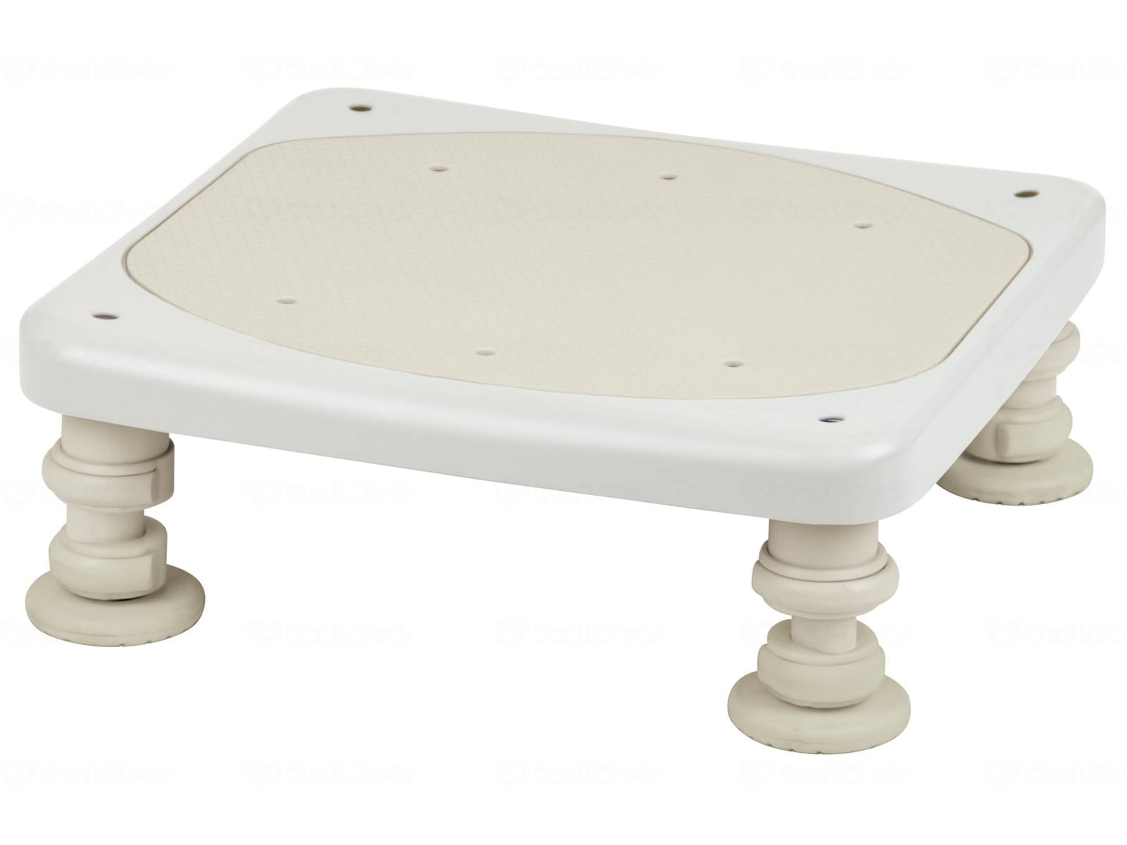 ウェルファン ユニプラス 浴槽内いす 80・120-200/ホワイト 1台（ご注文単位1台）【直送品】