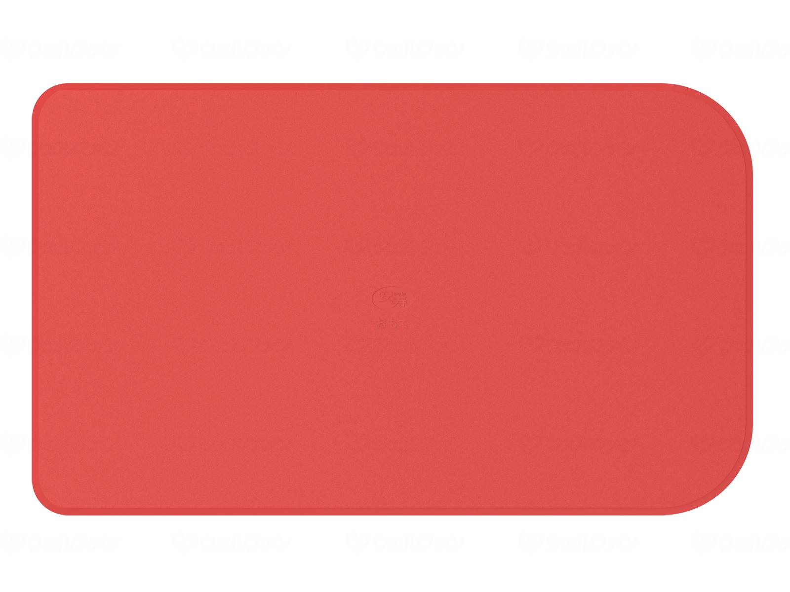 ウェルファン おく楽 ぴったりマット/レッド 1枚（ご注文単位1枚）【直送品】