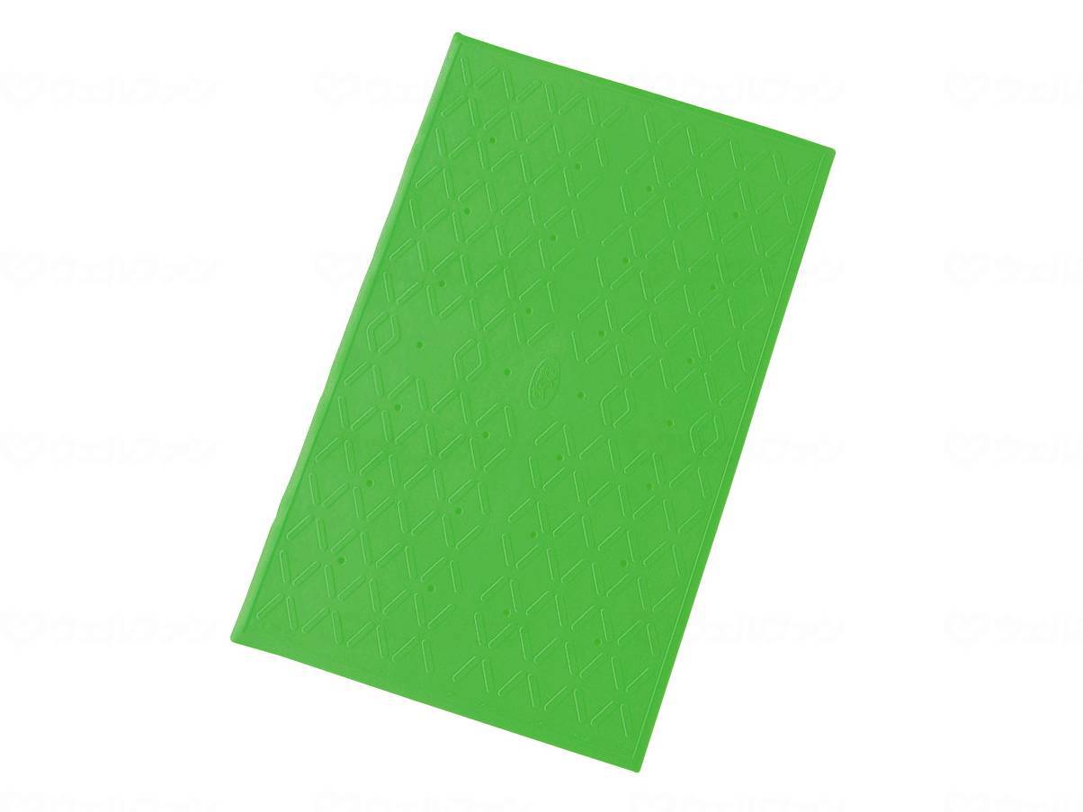 ウェルファン 吸着すべり止めマット/グリーン/S 1枚（ご注文単位1枚）【直送品】