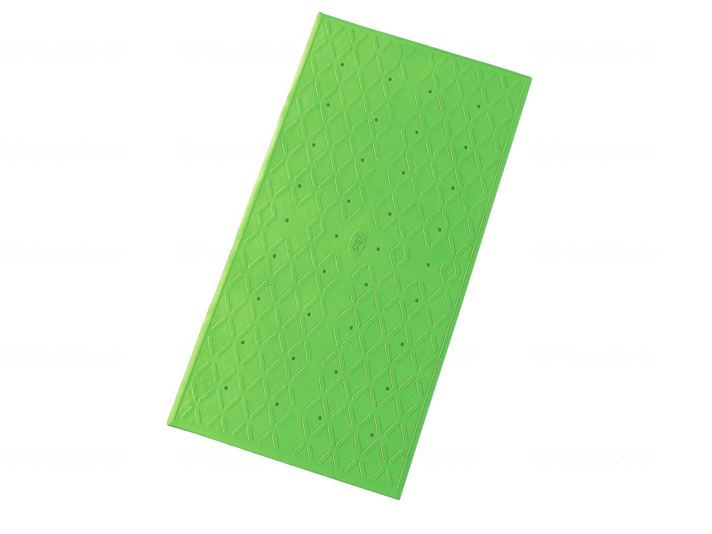 ウェルファン 吸着すべり止めマット M/グリーン/M 1枚（ご注文単位1枚）【直送品】
