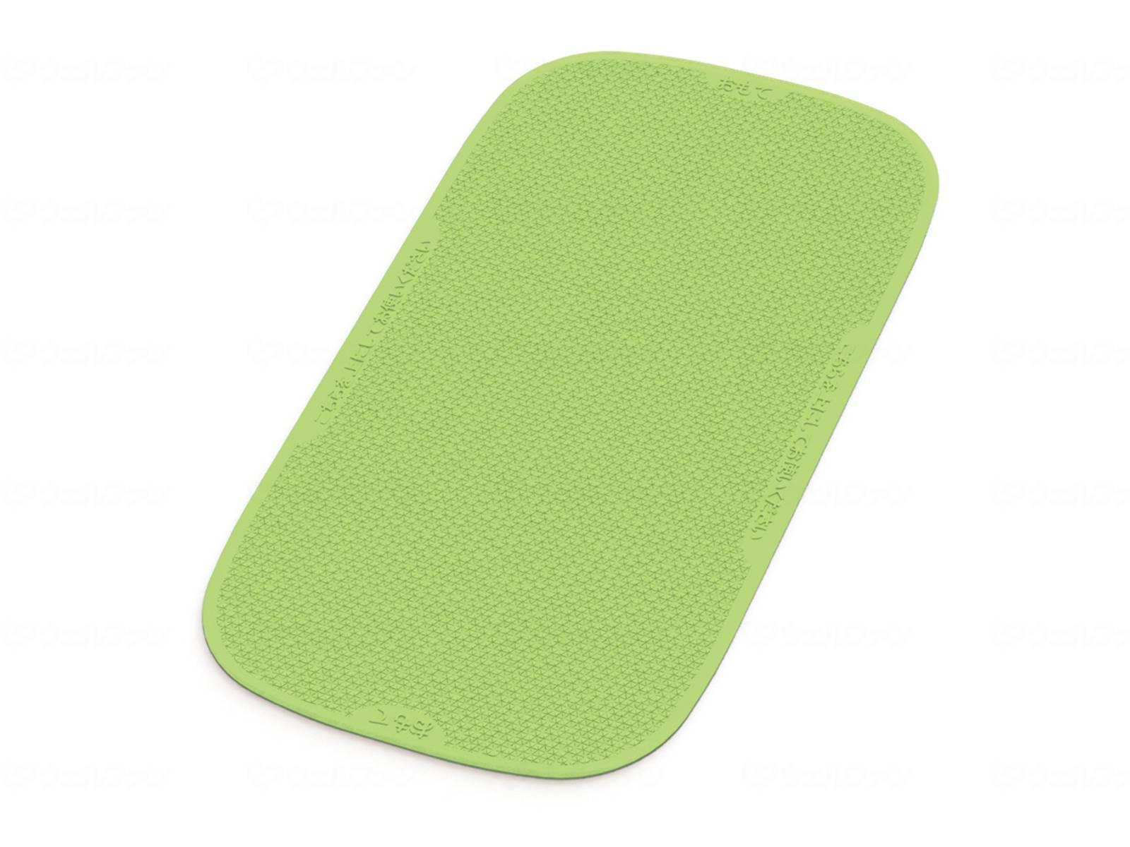 ウェルファン バスらぎ シリコーンマット/グリーン/薄手(軽量タイプ) 1枚（ご注文単位1枚）【直送品】