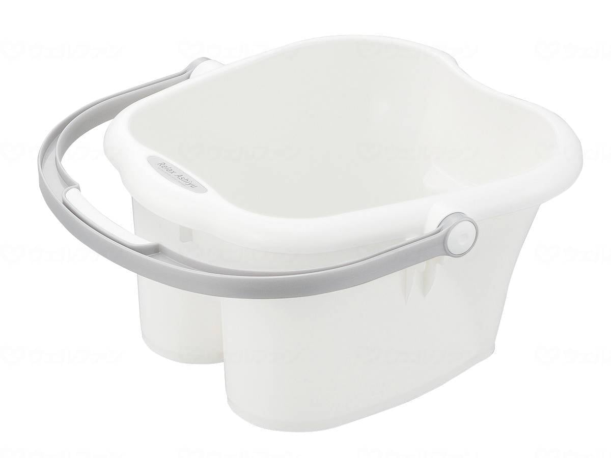ウェルファン リラックス足湯/ホワイト 1個（ご注文単位1個）【直送品】