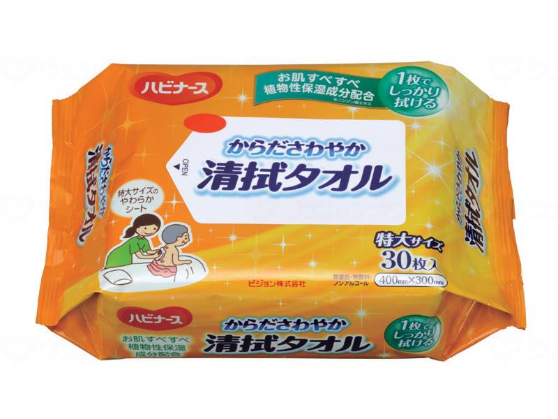 ウェルファン からださわやか清拭タオル/個 1個（ご注文単位1個）【直送品】