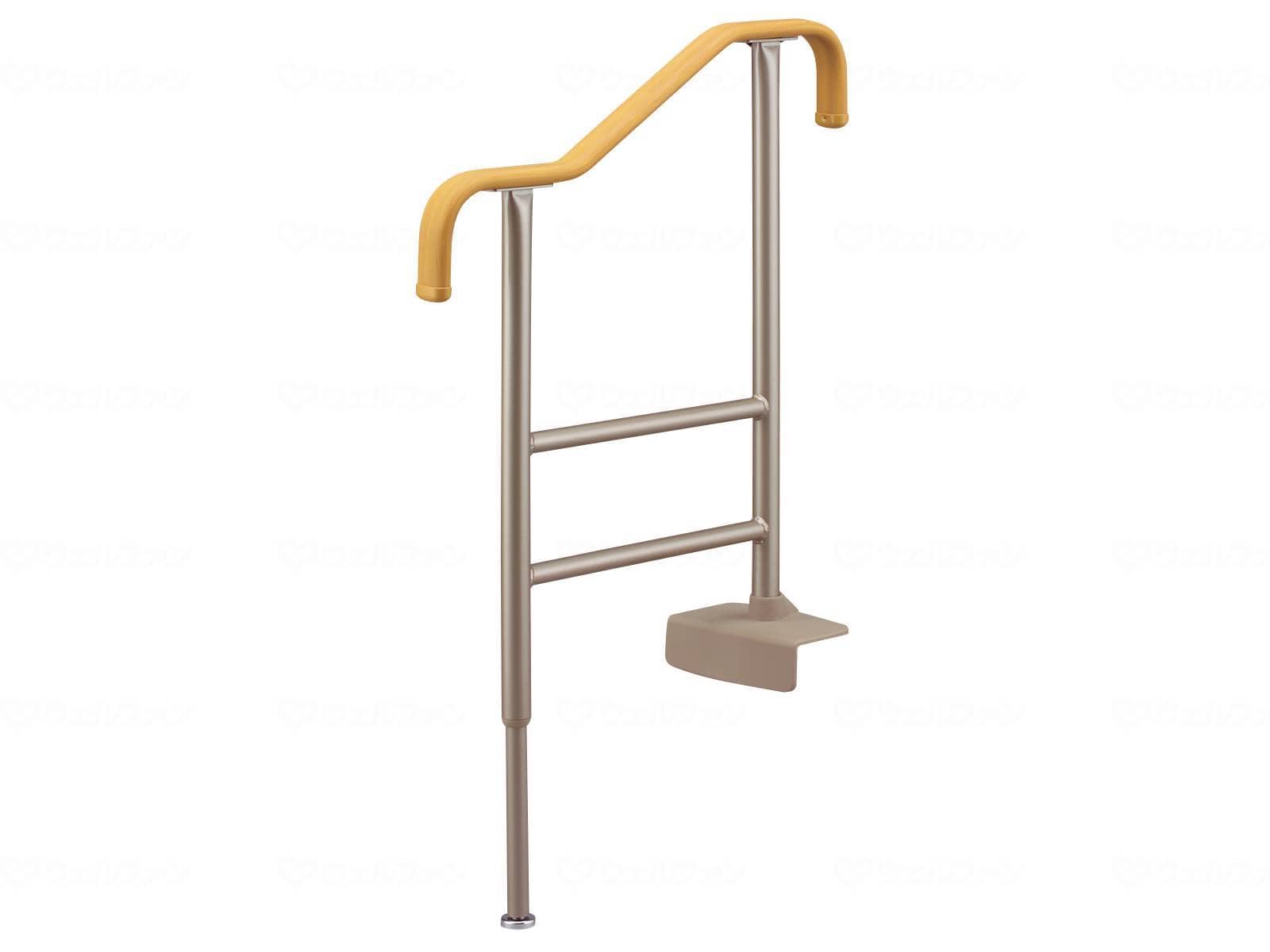 ウェルファン 上がりかまち用手すりK-650/ベージュ/L 1個（ご注文単位1個）【直送品】