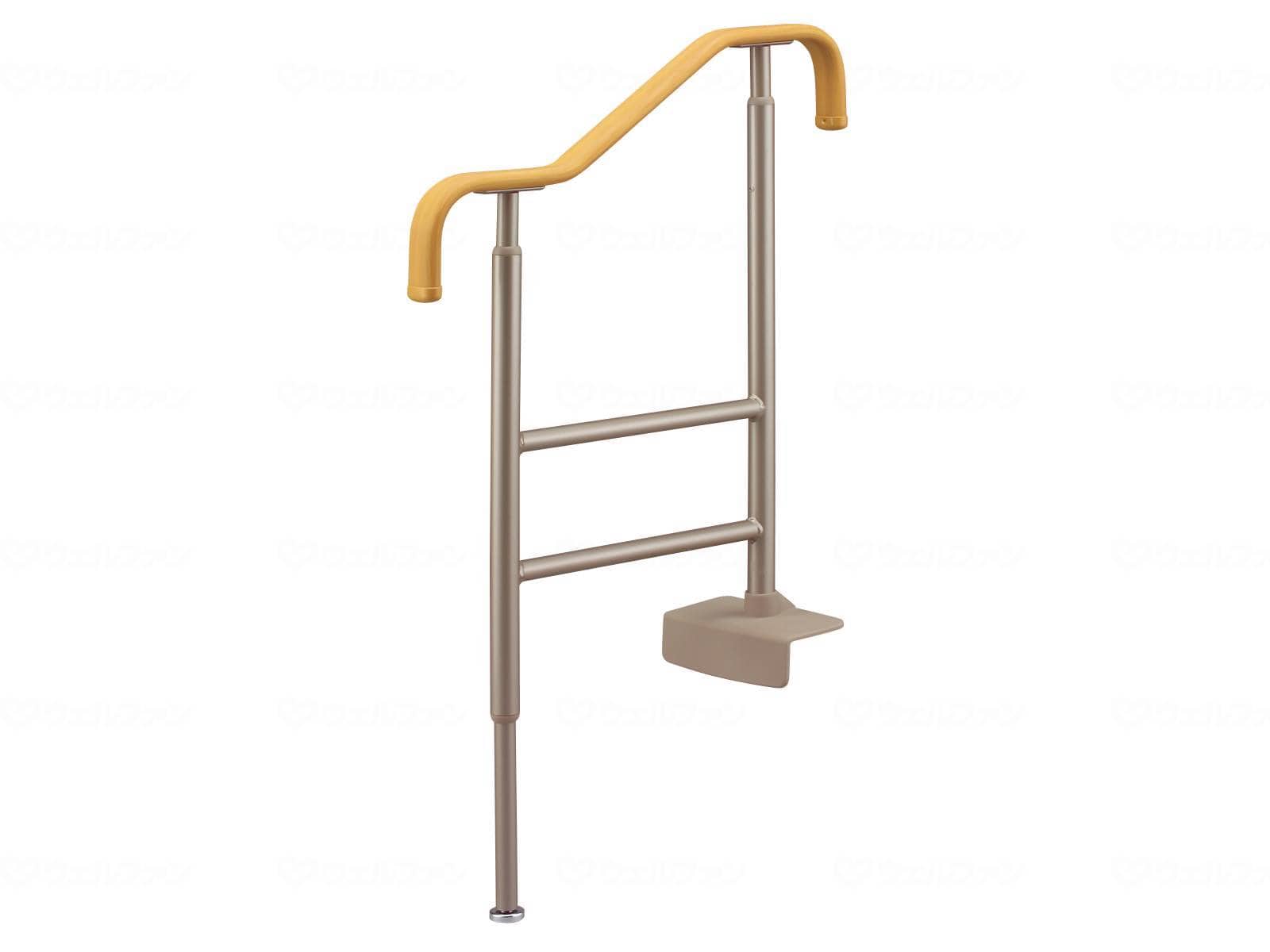 ウェルファン 上がりかまち用手すりS-650/ベージュ/L 1個（ご注文単位1個）【直送品】