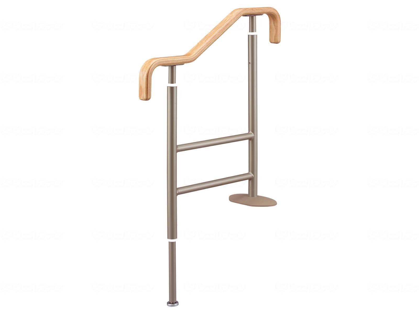 ウェルファン 上がりかまち用手すりSM-650/ライトブラウン/F 1個（ご注文単位1個）【直送品】