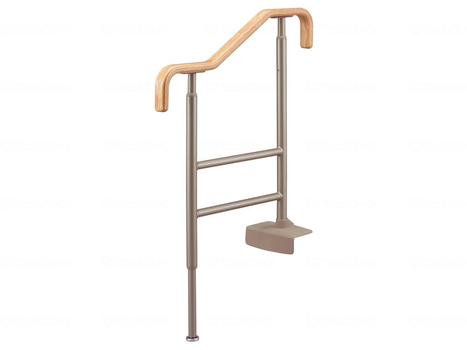 ウェルファン 上がりかまち用手すりSM-650/ライトブラウン/L 1個（ご注文単位1個）【直送品】