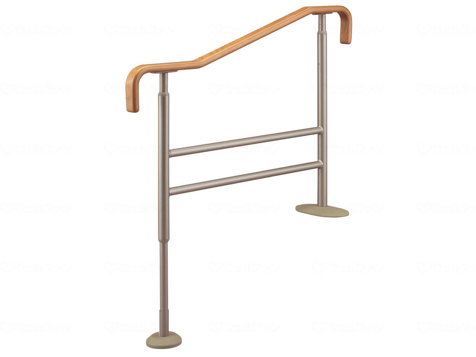 ウェルファン 上がりかまち用手すりSM-950/ライトブラウン/F 1個(ご注文単位1個)【直送品】