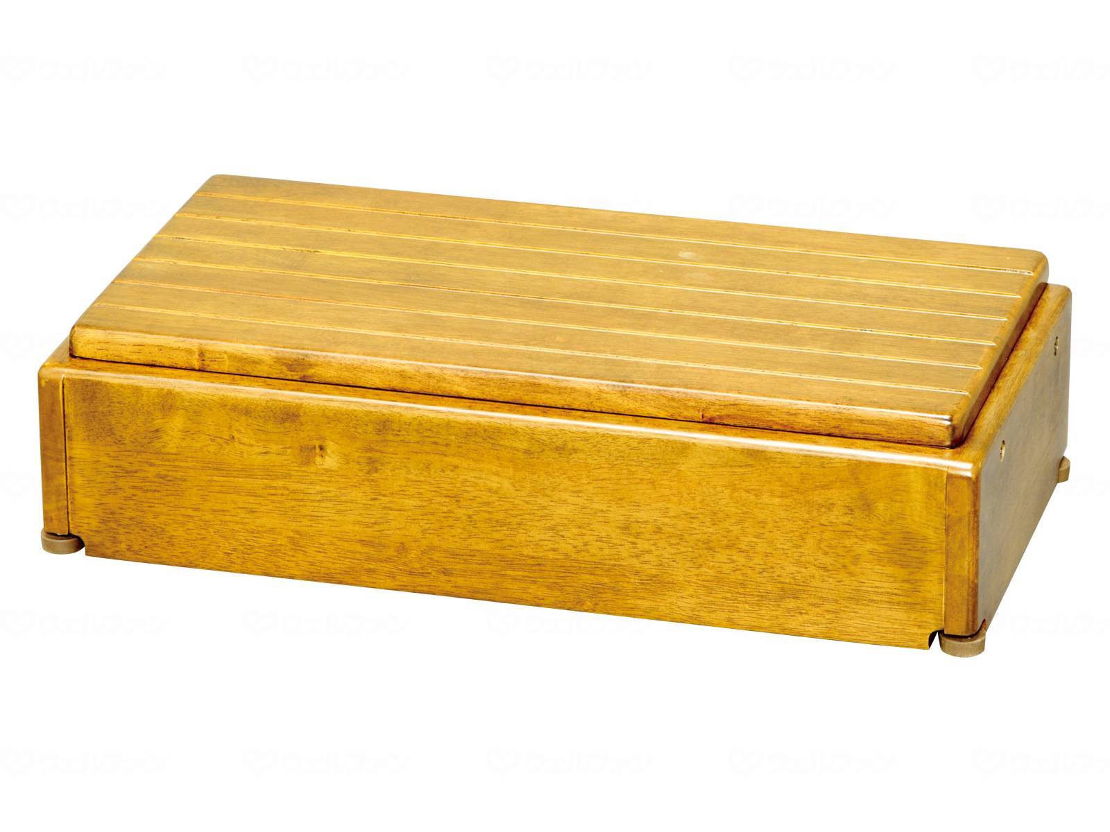 ウェルファン 木製玄関台 S60W-30-1段/ライトブラウン 1個（ご注文単位1個）【直送品】