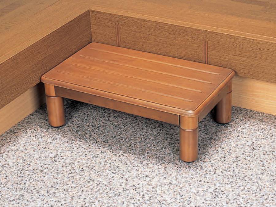 ウェルファン 木製玄関ステップ1段600/600 1個（ご注文単位1個）【直送品】