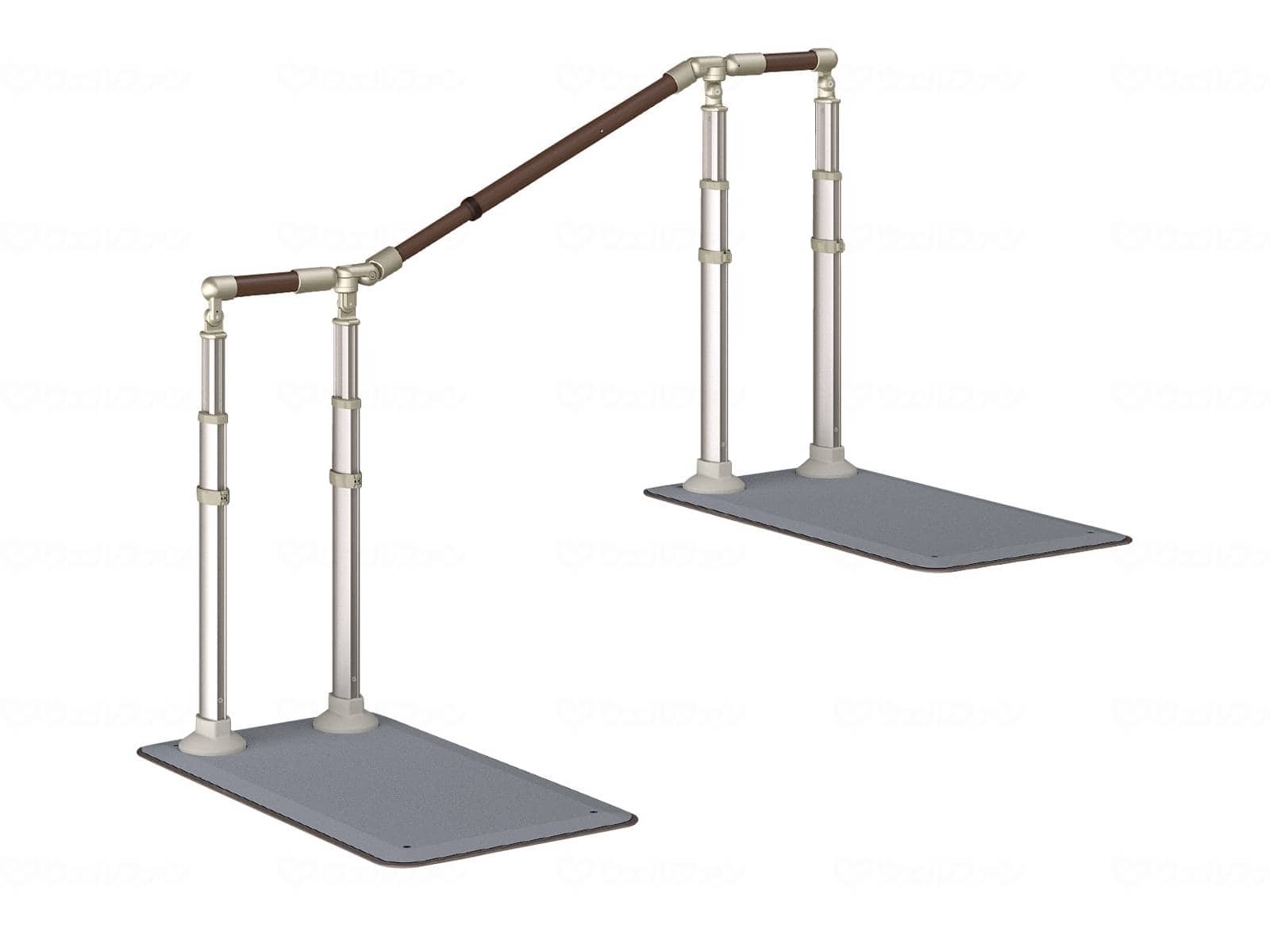 ウェルファン アットグリップ 伸縮手すりAT-C-E800/片側タイプ 1個(ご注文単位1個)【直送品】