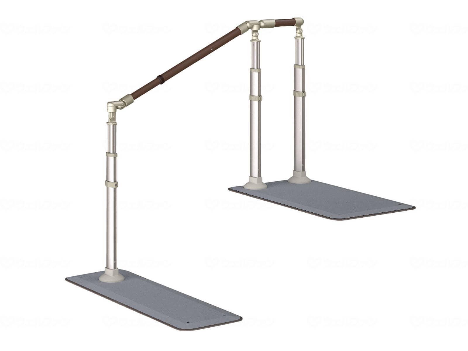 ウェルファン アットグリップ 伸縮手すりAT-C-E800-S/片側タイプ 1個(ご注文単位1個)【直送品】