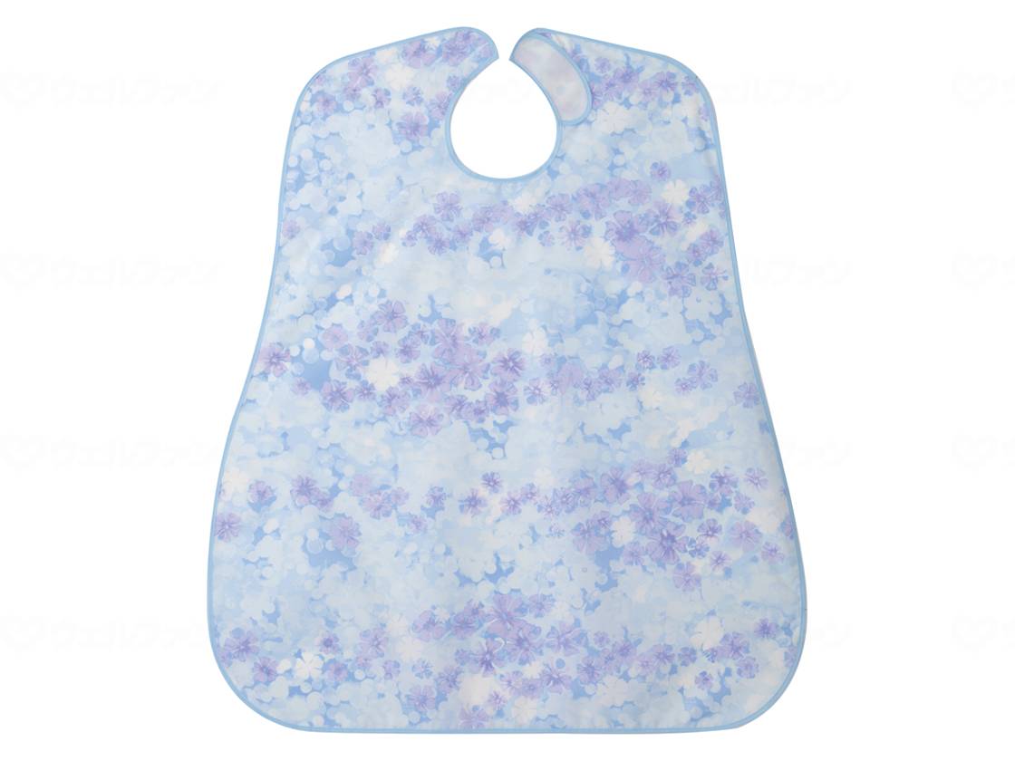 ウェルファン 食事用エプロン/シャイン(ブルー) 1個（ご注文単位1個）【直送品】