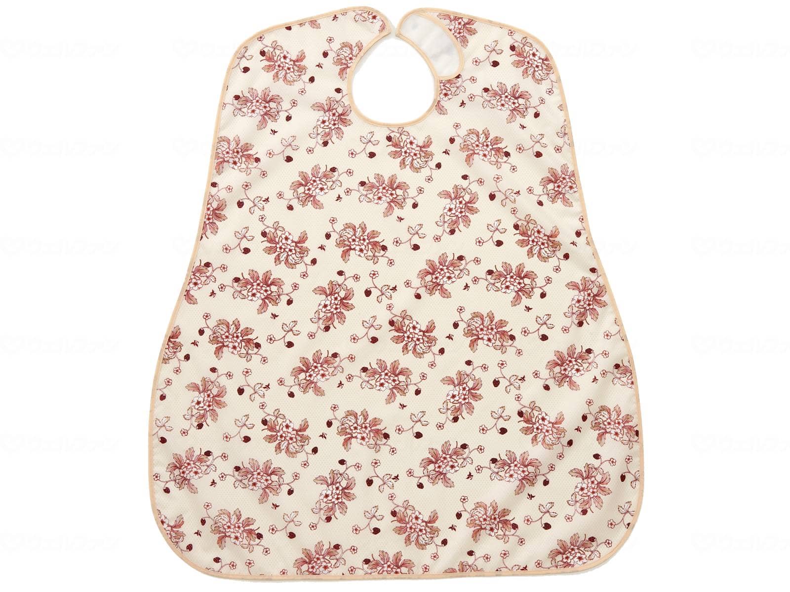 ウェルファン 食事用エプロン/ベリープレートベージュ 1個（ご注文単位1個）【直送品】