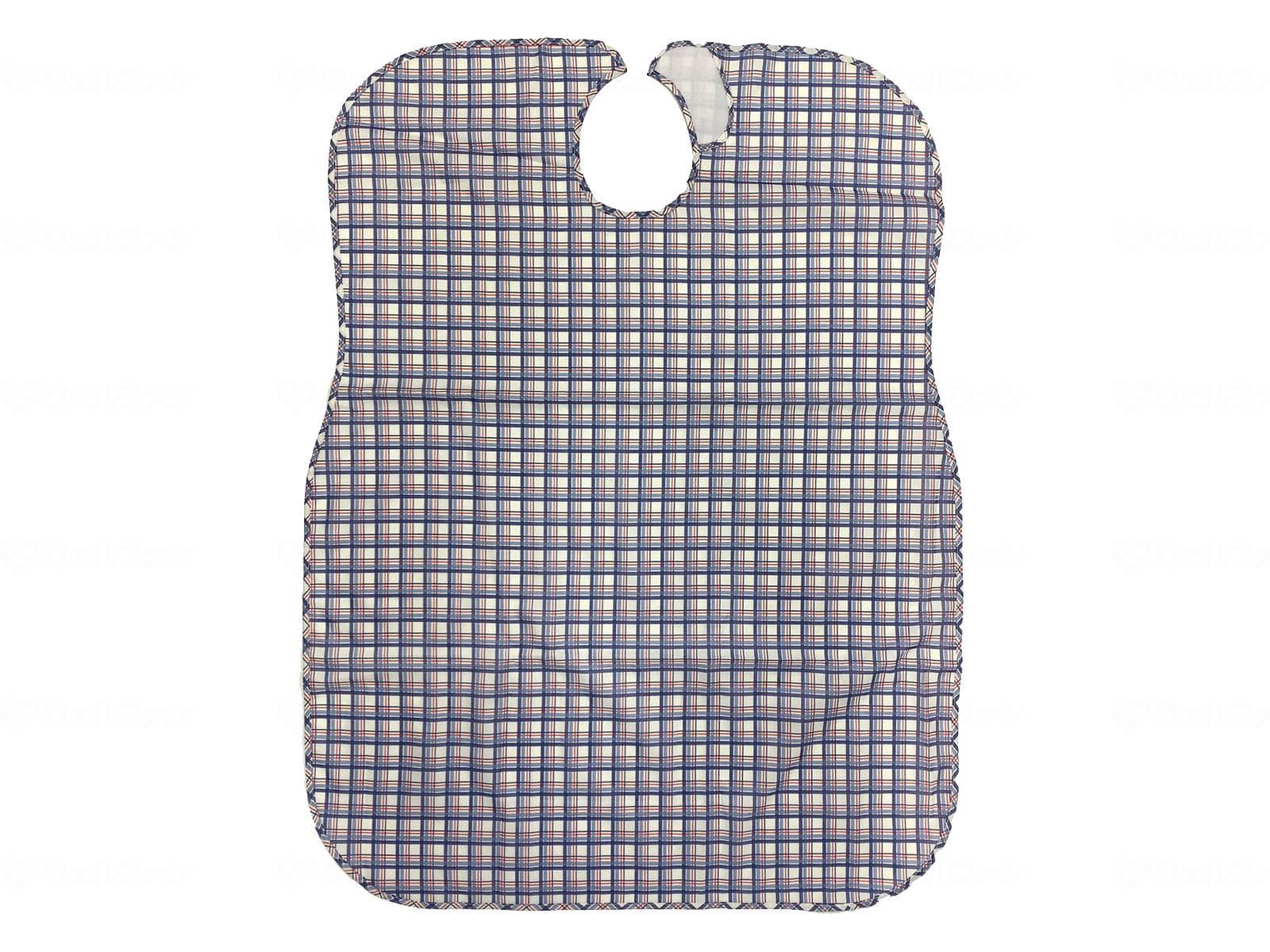 ウェルファン 食事用エプロン/ネイビー 1個（ご注文単位1個）【直送品】