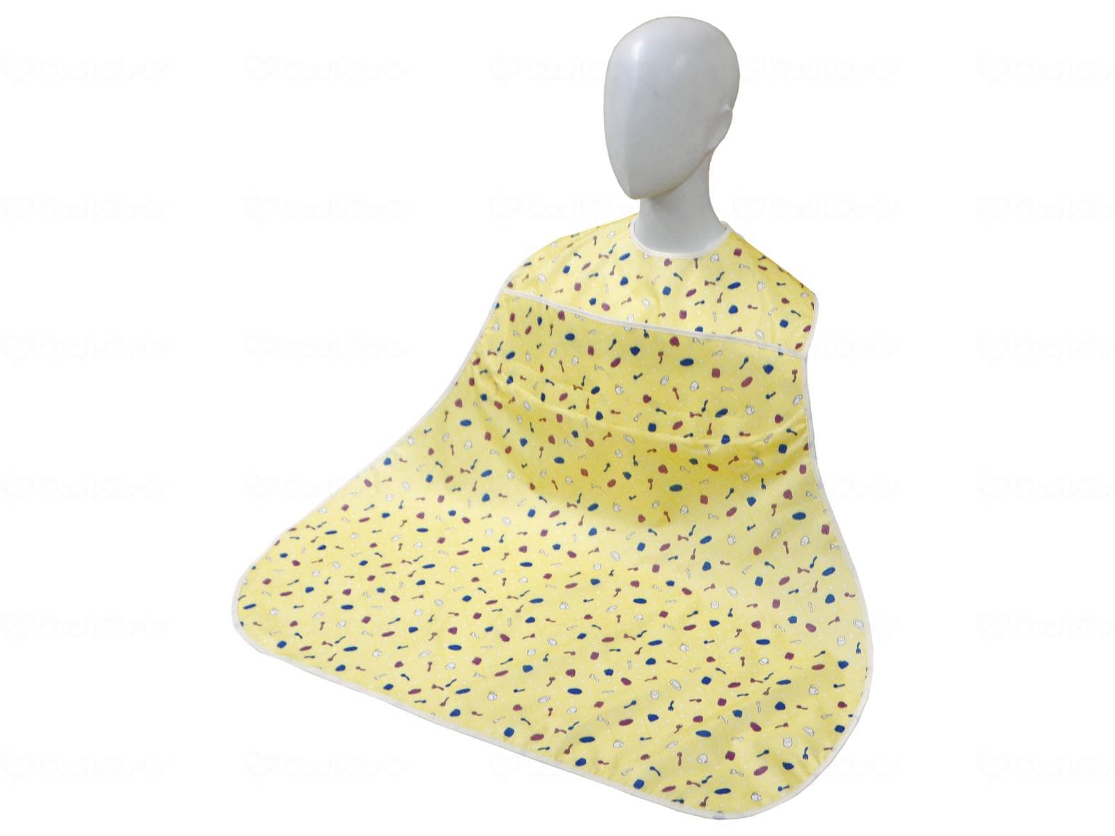 ウェルファン ディナーエプロン(ポケット付)/食器(クリーム) 1個（ご注文単位1個）【直送品】