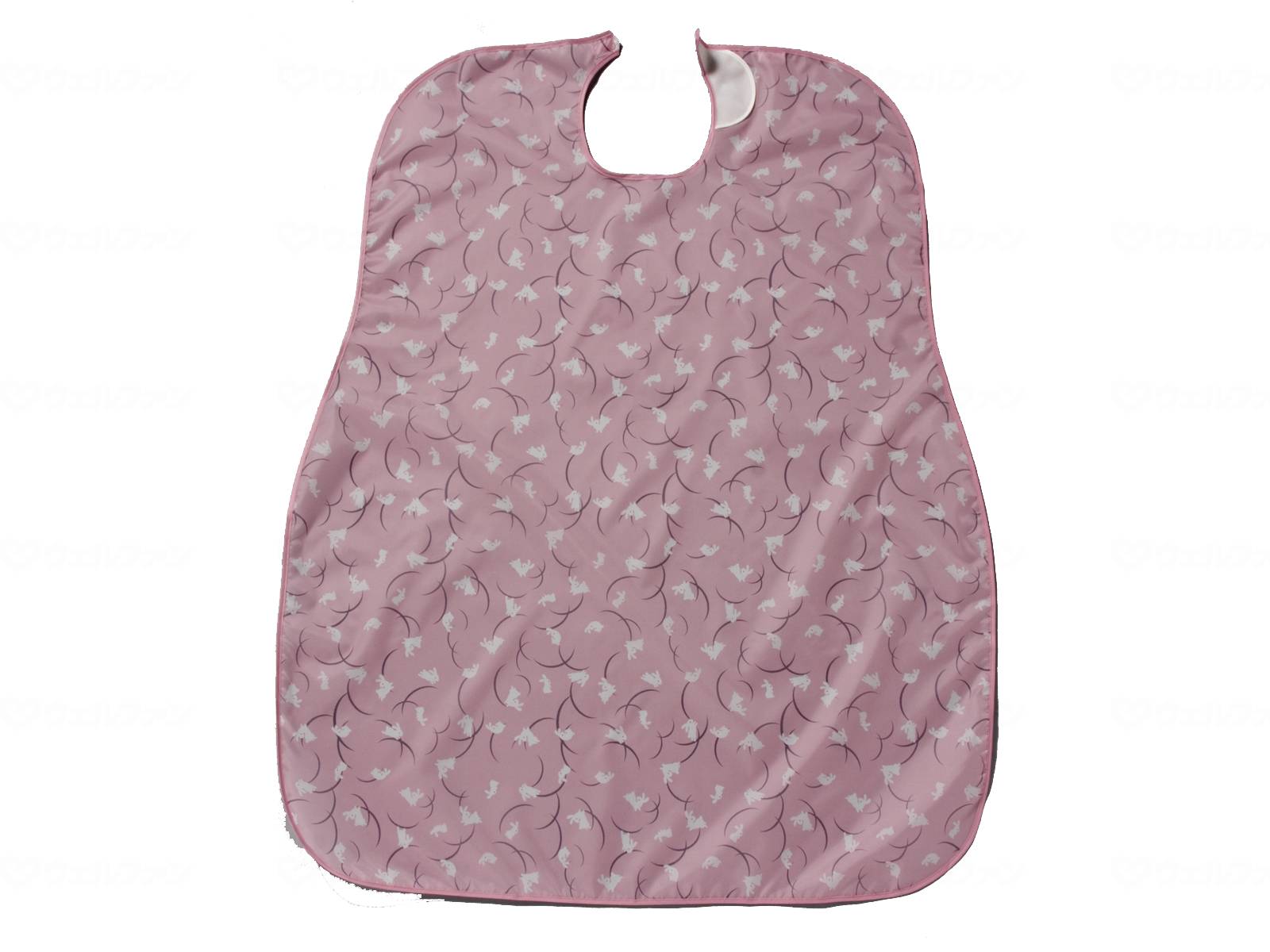 ウェルファン 食事前掛(超はっ水)/和柄うさぎ さくら 1個（ご注文単位1個）【直送品】