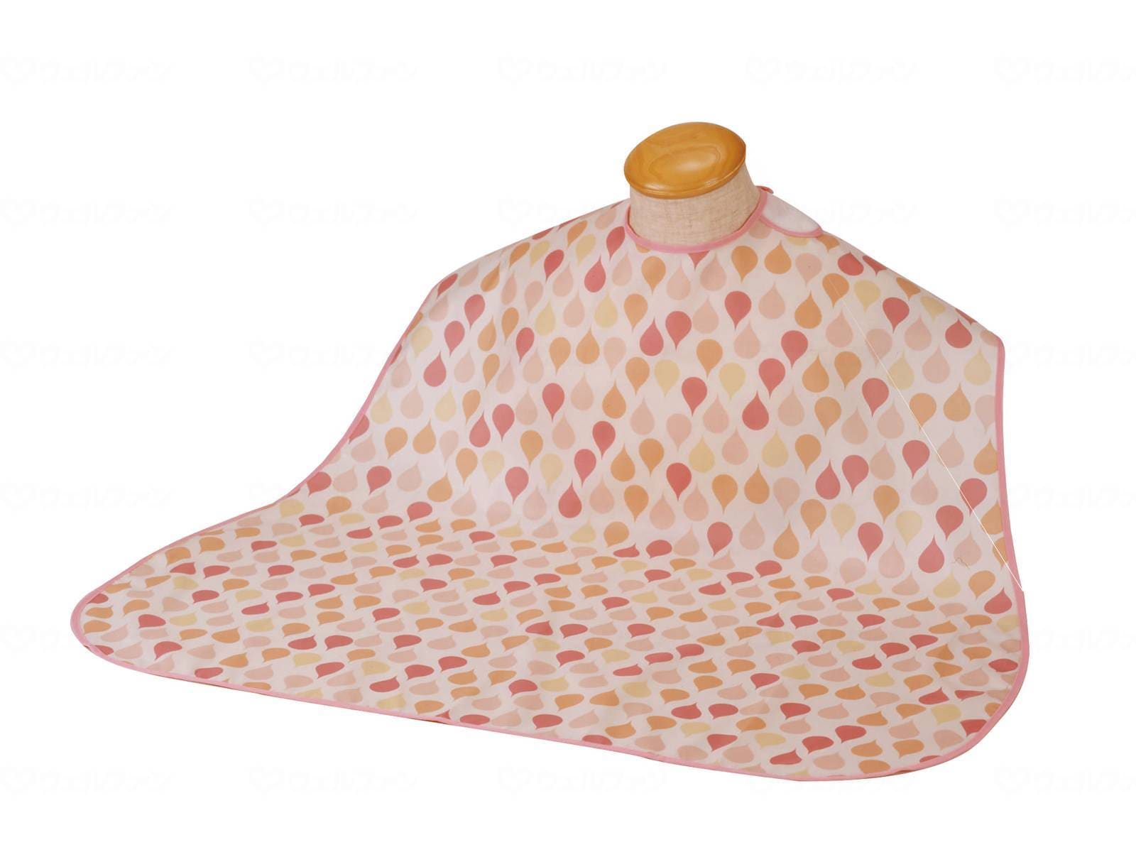 ウェルファン ソフラピレン エプロン しずく/オレンジ 1個（ご注文単位1個）【直送品】