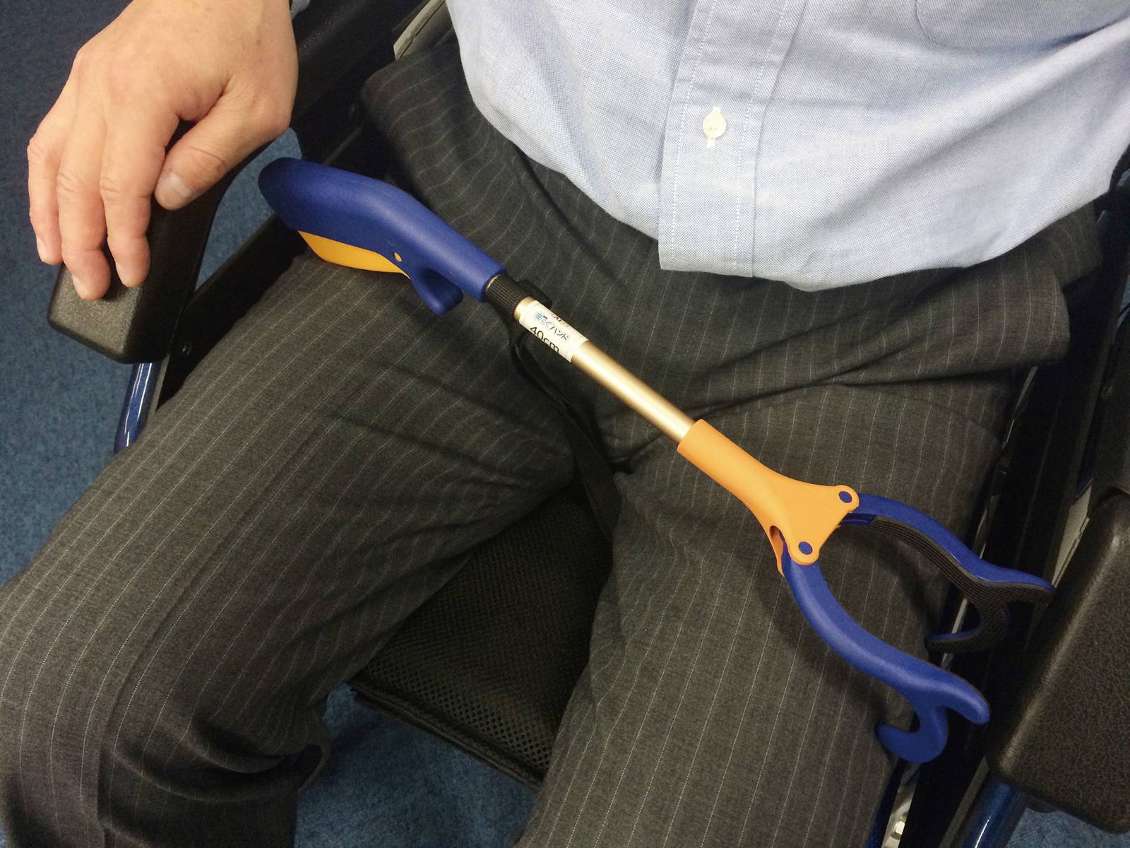 ウェルファン 楽らくハンド ミニタイプ/紺 1個(ご注文単位1個)【直送品】