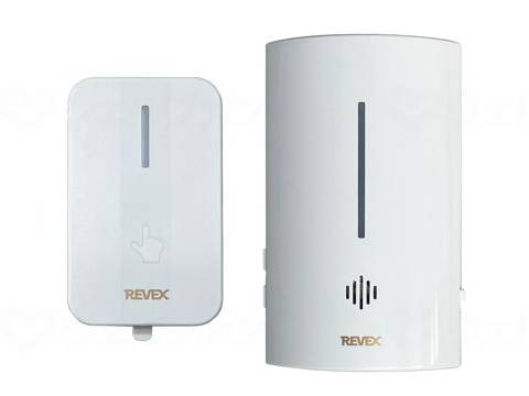 ウェルファン 電池がいらないワイヤレスチャイム 1個(ご注文単位1個)【直送品】