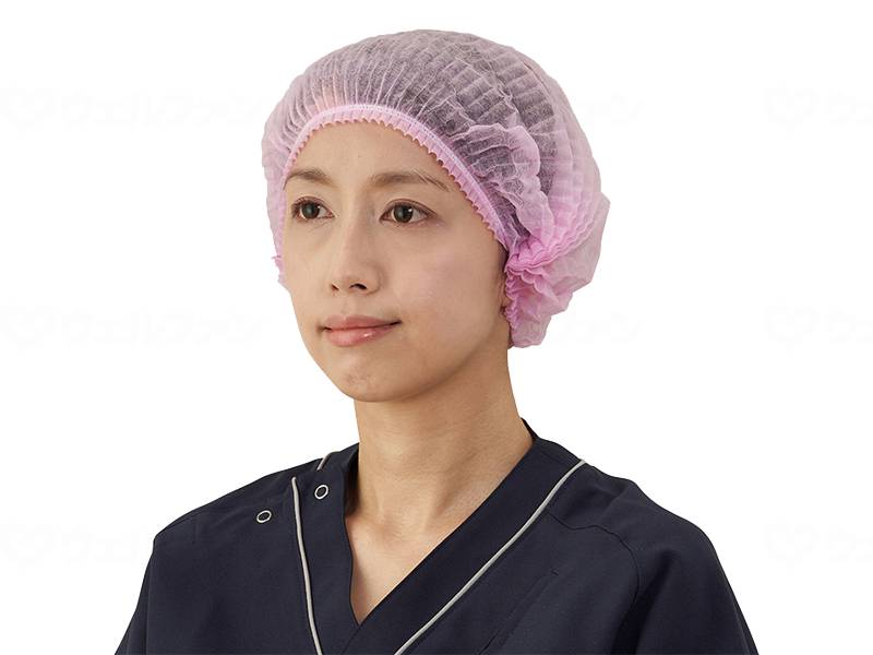 ウェルファン サージキャップ ジャバラタイプ 100枚/ピンク/箱 1個(ご注文単位1個)【直送品】