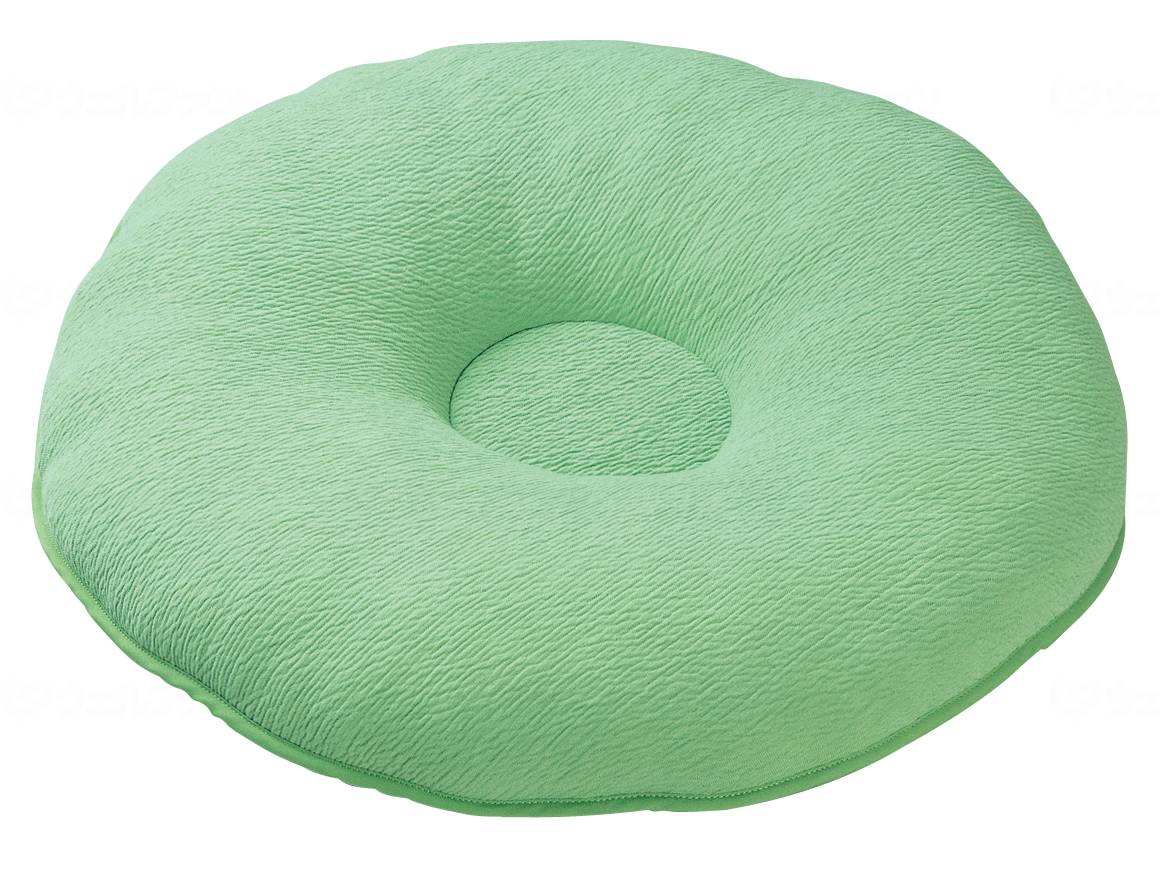 ウェルファン ビーズソフト円座/グリーン 1個（ご注文単位1個）【直送品】