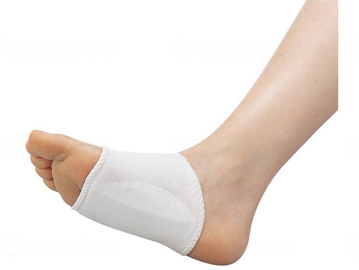 ウェルファン ソルボタテアーチサポーター 薄型(1足入)/オフホワイト/S 1個（ご注文単位1個）【直送品】