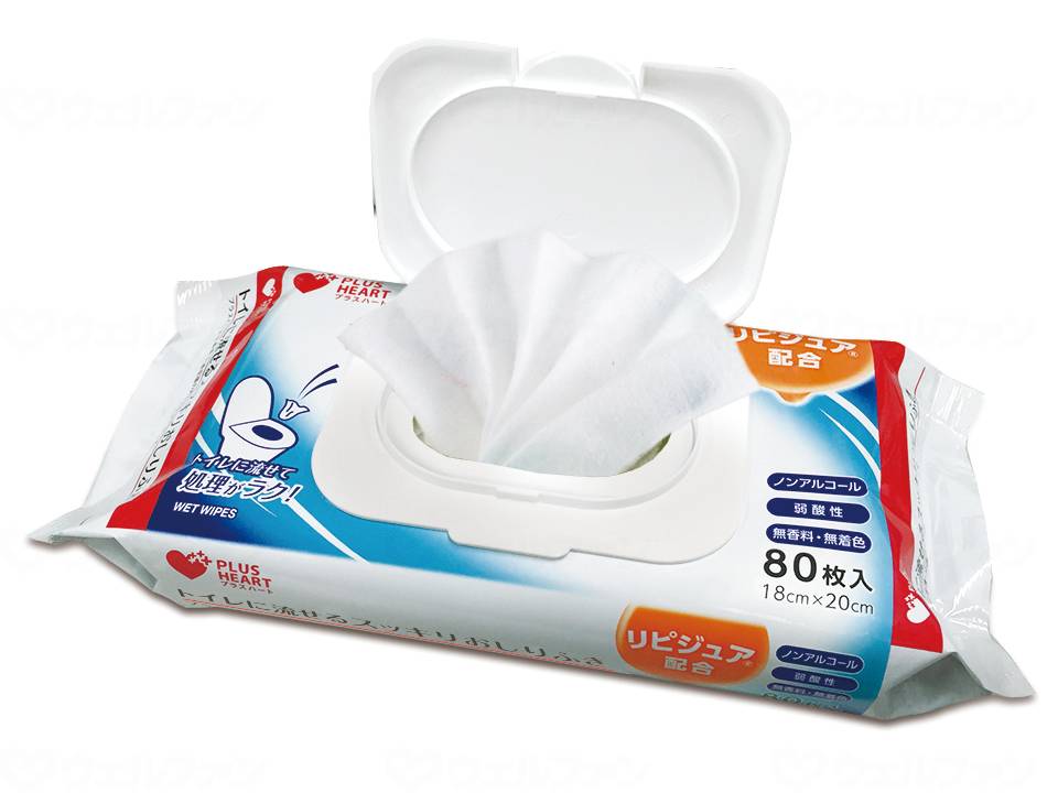 ウェルファン トイレに流せるスッキリおしりふき/袋 1個（ご注文単位1個）【直送品】