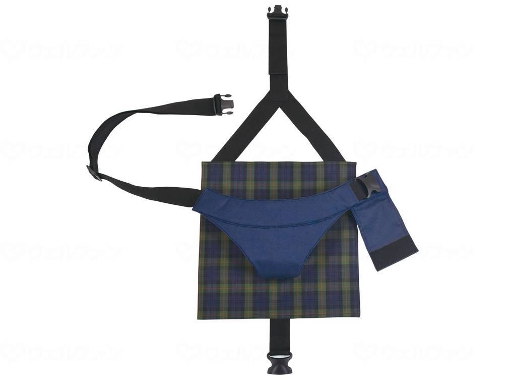 ウェルファン 座面付キーパー(セルフ脱着タイプ)/ネイビー 1個（ご注文単位1個）【直送品】