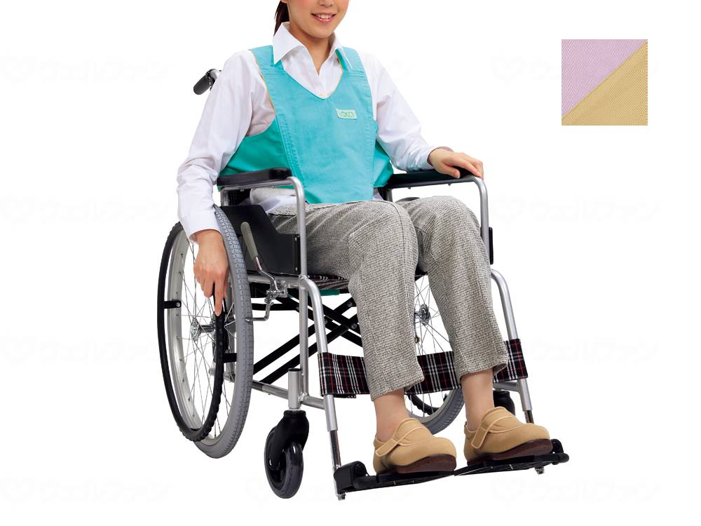 ウェルファン 車いす用ワンタッチベルトキーパーⅡ/パープル×モカ 1個（ご注文単位1個）【直送品】