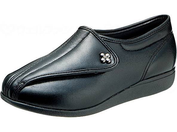 ウェルファン 快歩主義L011/ブラックスムース/24.0cm 1個（ご注文単位1個）【直送品】