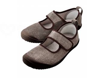 ウェルファン 入院サポートシューズ/ブラウン/24.0cm 1個(ご注文単位1個)【直送品】