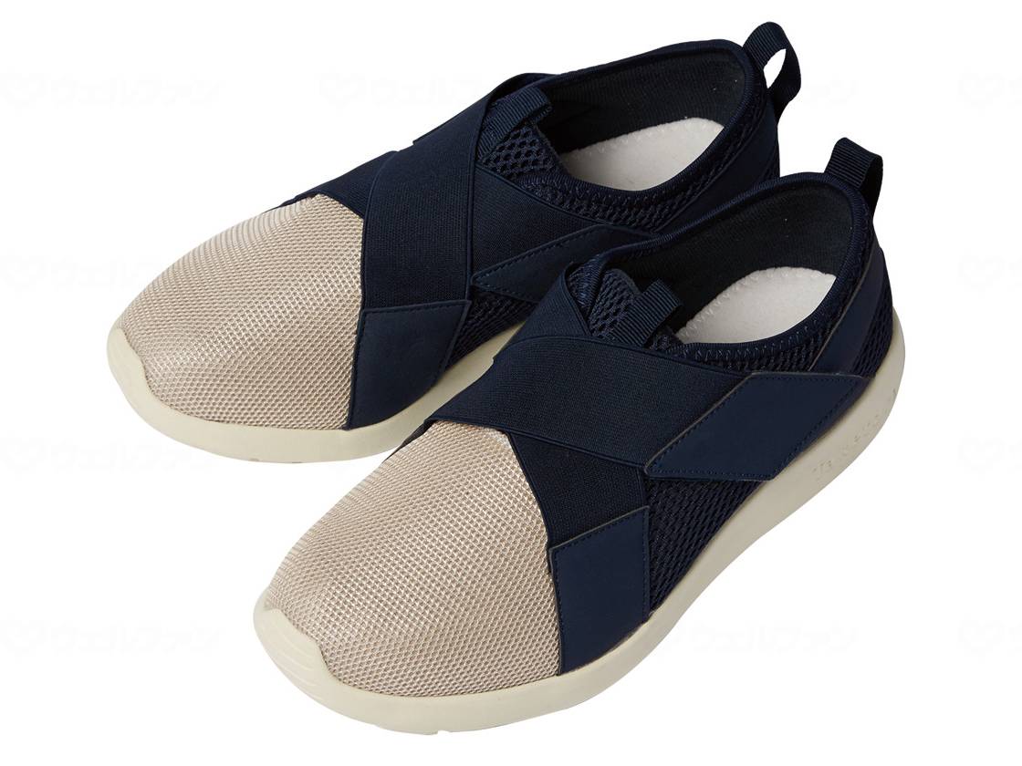 ウェルファン リハビリ支援シューズⅡ/ネイビー/26.0cm 1個（ご注文単位1個）【直送品】