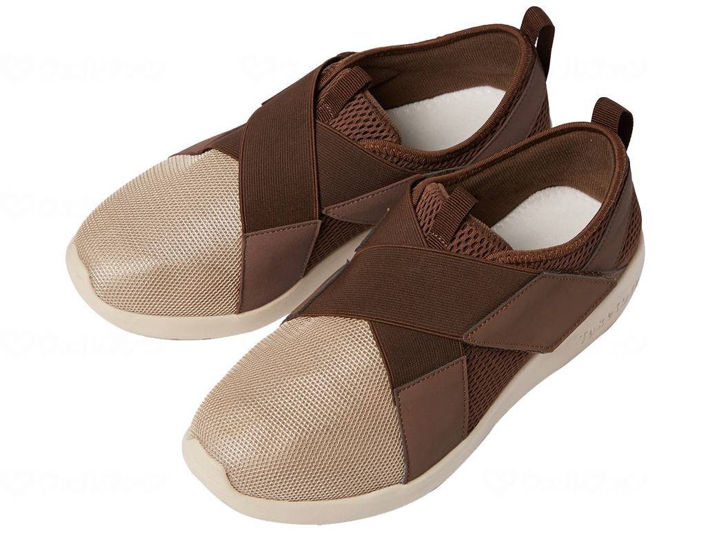 ウェルファン リハビリ支援シューズⅡ/ブラウン/24.0cm 1個（ご注文単位1個）【直送品】